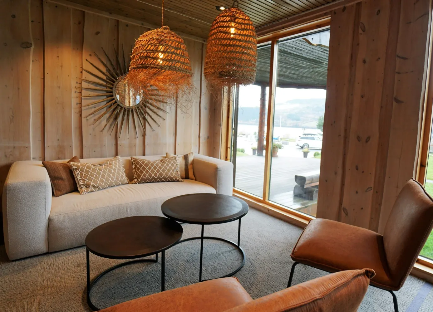 Reception lounge area